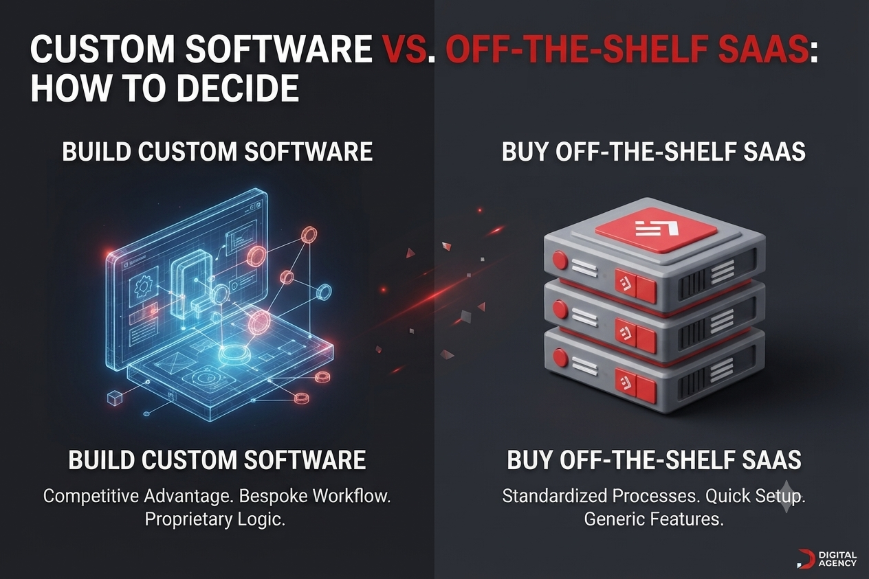 Custom software vs off-the-shelf SaaS: how to decide
